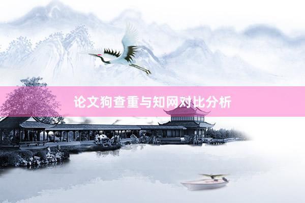 论文狗查重与知网对比分析